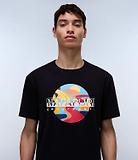 Thumbnail 2 of Napapijri Men's Valdor Short Sleeve T-Shirt - Black