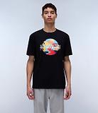 Thumbnail 3 of Napapijri Men's Valdor Short Sleeve T-Shirt - Black