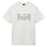 Thumbnail 1 of Napapijri Men's Vanni Short Sleeve T-Shirt - White Heron