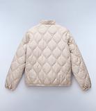 Thumbnail 2 of Napapijri Women's Belle Short Quilted Jacket - Beige Silver