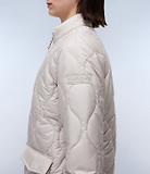 Thumbnail 8 of Napapijri Women's Belle Short Quilted Jacket - Beige Silver