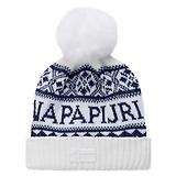 Thumbnail 1 of Napapijri Soiusa Bobble Beanie - White Heron