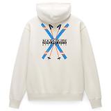 Thumbnail 7 of Napapijri Men's Fiemme Printed Hoody - Beige Dimity