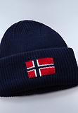Thumbnail 3 of Napapijri Men's F-Evei Beanie - Blue Marine