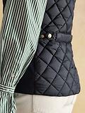 Thumbnail 6 of Joules Women's Braemar Luxe Showerproof Diamond Quilted Gilet - Navy Blue