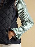 Thumbnail 8 of Joules Women's Braemar Luxe Showerproof Diamond Quilted Gilet - Navy Blue