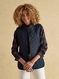 Thumbnail 4 of Joules Women's Minx Showerproof Diamond Quilted Gilet - Navy Blue