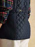 Thumbnail 6 of Joules Women's Minx Showerproof Diamond Quilted Gilet - Navy Blue