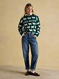 Thumbnail 5 of Joules Women's Fleece Navidad Intarsia Christmas Jumper - Green