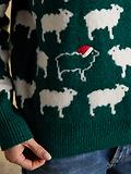 Thumbnail 6 of Joules Women's Fleece Navidad Intarsia Christmas Jumper - Green