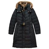 Thumbnail 1 of Joules Women's Aspen Long Showerproof Padded Coat - Navy