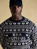 Thumbnail 7 of Joules Men's Baa Humbug Crew Neck Jumper - Navy