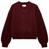 Thumbnail 1 of Joules Women's Rafferty Cable Knit Cardigan - Wine