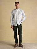 Thumbnail 4 of Joules Men's Oxford Classic Fit Long Sleeve Cotton Shirt - White Blue Check