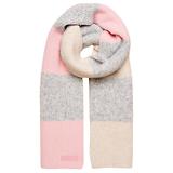 Thumbnail 1 of Joules Women's Popley Stripe Scarf - Pink/Grey
