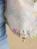 Thumbnail 9 of Joules Women's Rainly Waterproof Packable Raincoat with Hood - Cream
