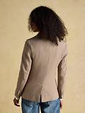 Thumbnail 3 of Joules Women's Albury Herringbone Jersey Tweed Blazer - Tan Brown