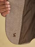 Thumbnail 10 of Joules Women's Albury Herringbone Jersey Tweed Blazer - Tan Brown