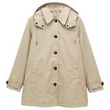 Thumbnail 1 of Joules Women's Rainmore Waterproof Button Through Raincoat - Neutral