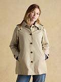 Thumbnail 2 of Joules Women's Rainmore Waterproof Button Through Raincoat - Neutral