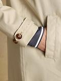 Thumbnail 8 of Joules Women's Rainmore Waterproof Button Through Raincoat - Neutral