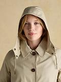 Thumbnail 9 of Joules Women's Rainmore Waterproof Button Through Raincoat - Neutral
