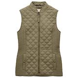 Thumbnail 1 of Joules Women's Minx Showerproof Diamond Quilted Gilet - Sage Green