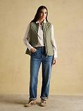 Thumbnail 4 of Joules Women's Minx Showerproof Diamond Quilted Gilet - Sage Green