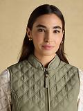Thumbnail 6 of Joules Women's Minx Showerproof Diamond Quilted Gilet - Sage Green