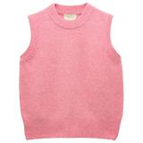 Thumbnail 1 of Joules Women's Holly Knitted Crew Neck Vest - Bright Pink