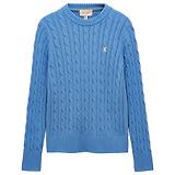 Thumbnail 1 of Joules Women's Classic Cotton Cable Knit Jumper - Blue