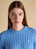 Thumbnail 5 of Joules Women's Classic Cotton Cable Knit Jumper - Blue
