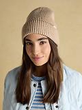 Thumbnail 2 of Joules Women's Wren Plated Beanie Hat - Oat