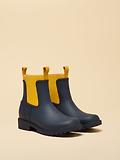 Thumbnail 2 of Joules Women's Oakfield Short Neoprene-Lined Wellies - Navy Yellow