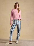 Thumbnail 6 of Joules Women's Straight Fit Mid Rise Jeans - Blue Striped