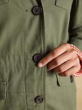 Thumbnail 8 of Joules Women's Twyford Lightweight Utility Jacket with Adjustable Waist - Khaki Green