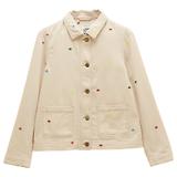 Thumbnail 1 of Joules Women's Marlow Embroidered Jacket - Stone
