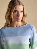 Thumbnail 5 of Joules Women's Harbour Boat Neck 100% Cotton Breton Top - Multi Stripe