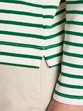 Thumbnail 7 of Joules Women's Christmas Harbour Boat Neck Breton Top - Green/White Bauble