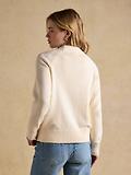 Thumbnail 3 of Joules Women's April Showers Jonty Fox Embroidered Crew Neck Jumper - Cream