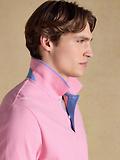 Thumbnail 5 of Joules Men's Woody Cotton Pique Short Sleeve Polo Shirt - Light Pink