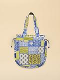 Thumbnail 9 of Joules Women's Nella Quilted Tote Bag - Yellow Blue Hotch Potch