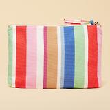 Thumbnail 3 of Joules Women's Carrywell Zip Pouch - Multi Stripe