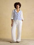 Thumbnail 4 of Joules Women's Premium Ribbed Jersey 100% Cotton Waistcoat - Blue Stripe