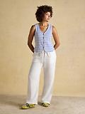 Thumbnail 7 of Joules Women's Premium Ribbed Jersey 100% Cotton Waistcoat - Blue Stripe