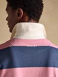 Thumbnail 8 of Joules Men's Striped Long Sleeve Rugby Shirt - Pink/Blue
