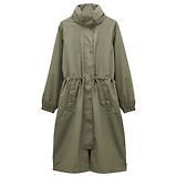 Thumbnail 1 of Joules Women's Hensley Longline Waterproof Coat with Packable Hood - Khaki Green