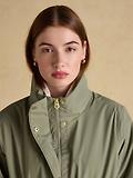 Thumbnail 4 of Joules Women's Hensley Longline Waterproof Coat with Packable Hood - Khaki Green