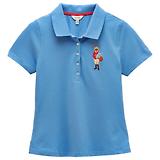 Thumbnail 1 of Joules Women's Jonty Fox Slim Fit Cotton Pique Polo Shirt - Blue