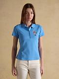Thumbnail 2 of Joules Women's Jonty Fox Slim Fit Cotton Pique Polo Shirt - Blue